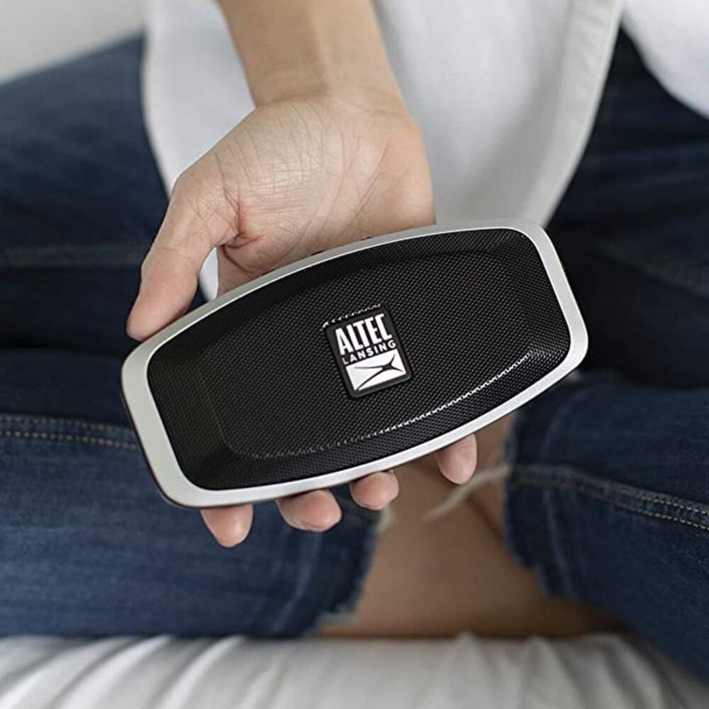 Altec Lansing Porta Bluetooth Speaker Waterproof IPX7 Black NIB